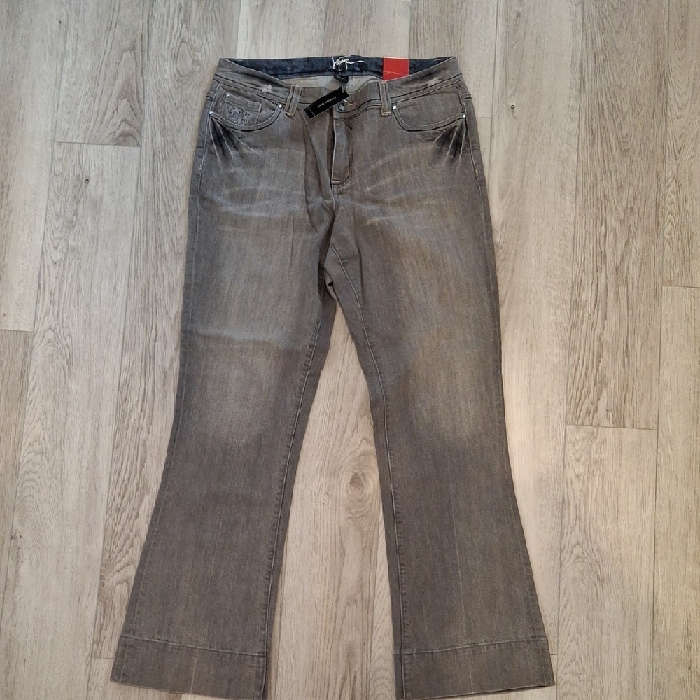 Vintage Lane Bryant Gray Flare Jeans
